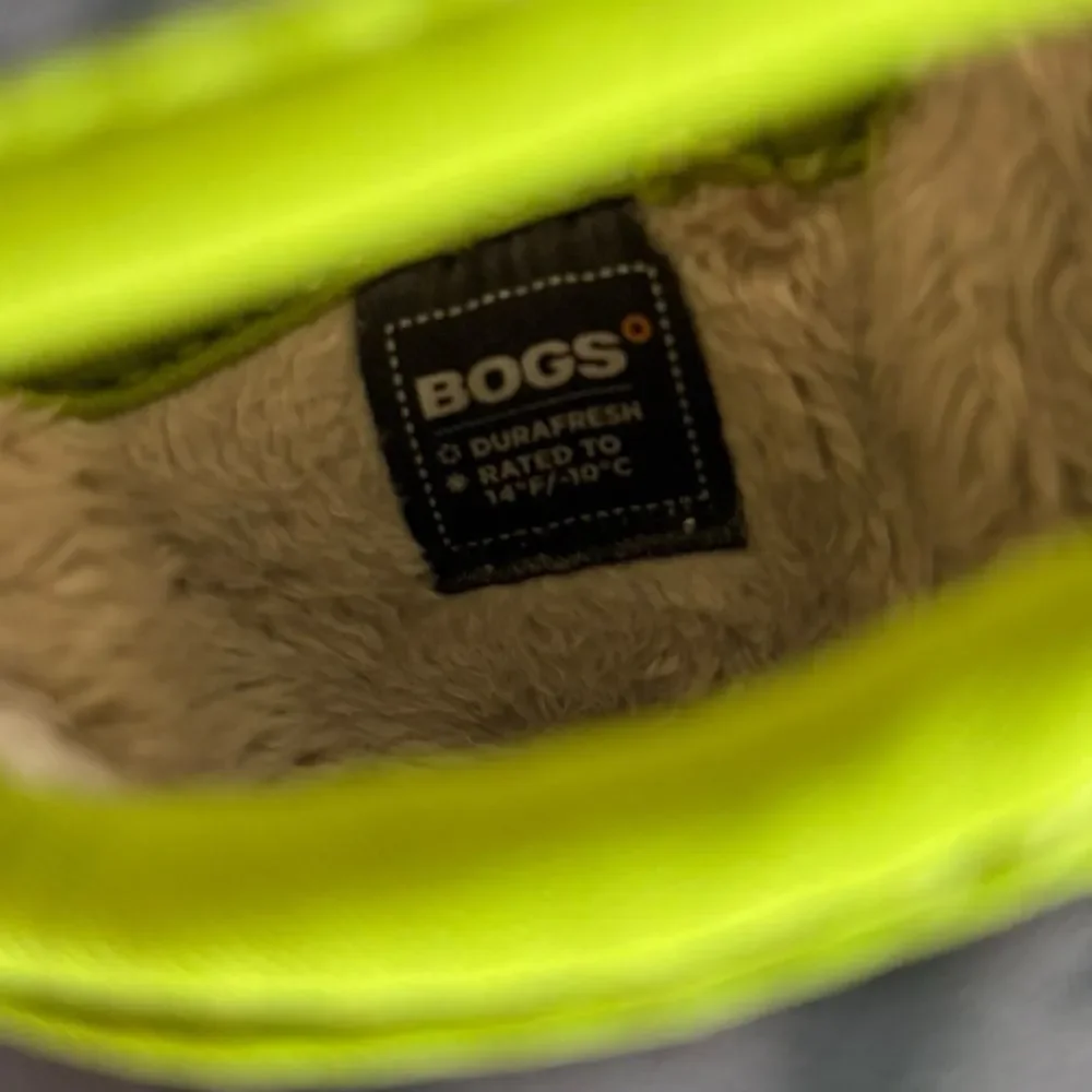 Bogs Cool Dino Print Boots Baby Size 4 Gray and Green